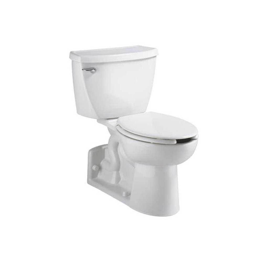 Algor Plumbing and Heating SupplyAmerican StandardYorkville™ Two-Piece Pressure Assist 1.6 gpf/6.0 Lpf Chair Height Back Outlet Elongated EverClean® Toilet