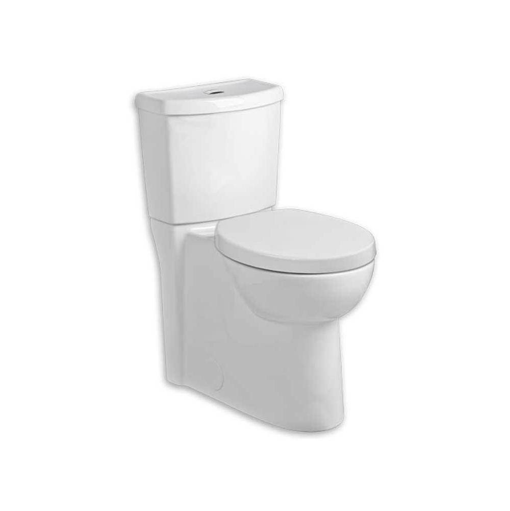 Algor Plumbing and Heating SupplyAmerican StandardStudio Skirted Two-Piece Dual Flush 1.6 gpf/6.0 Lpf and 1.1 gpf/4.2 Lpf Chair Height Round Front Toilet With Seat