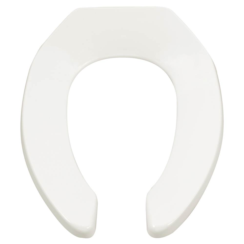 Algor Plumbing and Heating SupplyAmerican StandardCommercial Heavy Duty Open Front Elongated Toilet Seat Wth EverClean® Surface