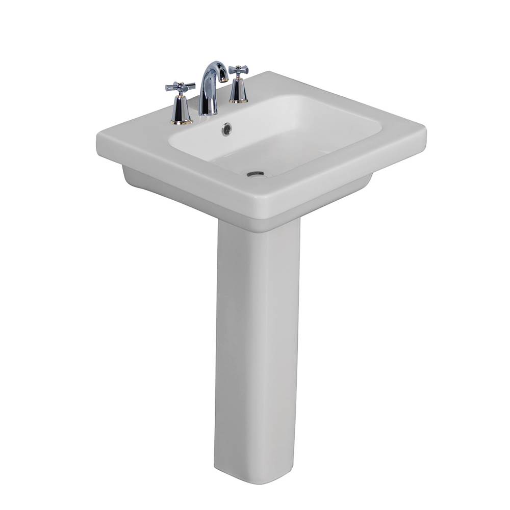 Barclay Complete Pedestal Bathroom Sinks item 3-1078WH