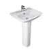 Barclay - 3-1111WH - Complete Pedestal Bathroom Sinks