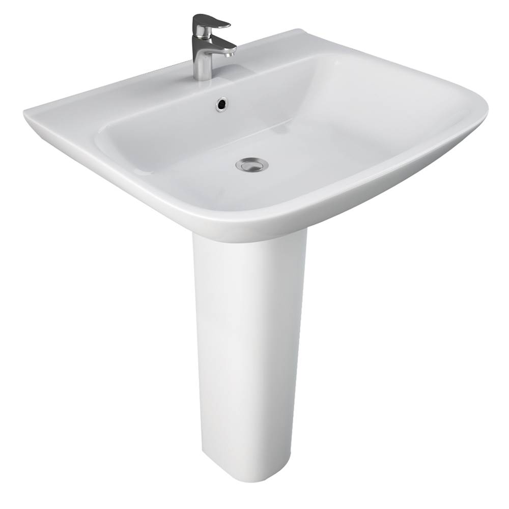 Barclay Complete Pedestal Bathroom Sinks item 3-1128WH