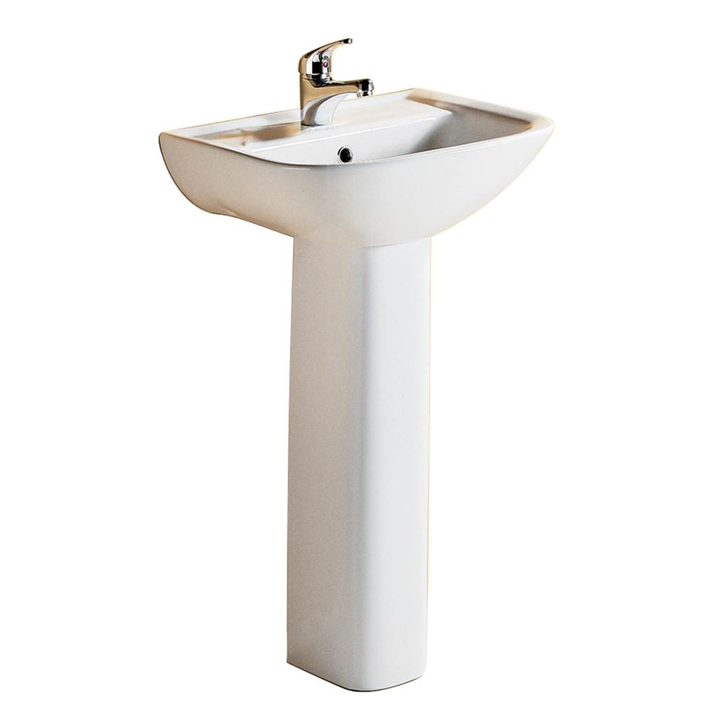 Barclay Complete Pedestal Bathroom Sinks item 3-121WH