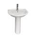 Barclay - 3-298WH - Complete Pedestal Bathroom Sinks