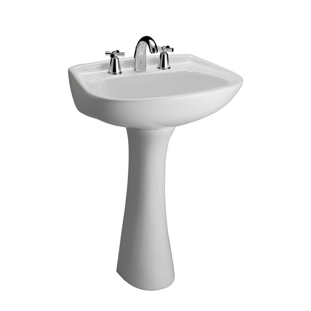 Barclay Complete Pedestal Bathroom Sinks item 3-318WH