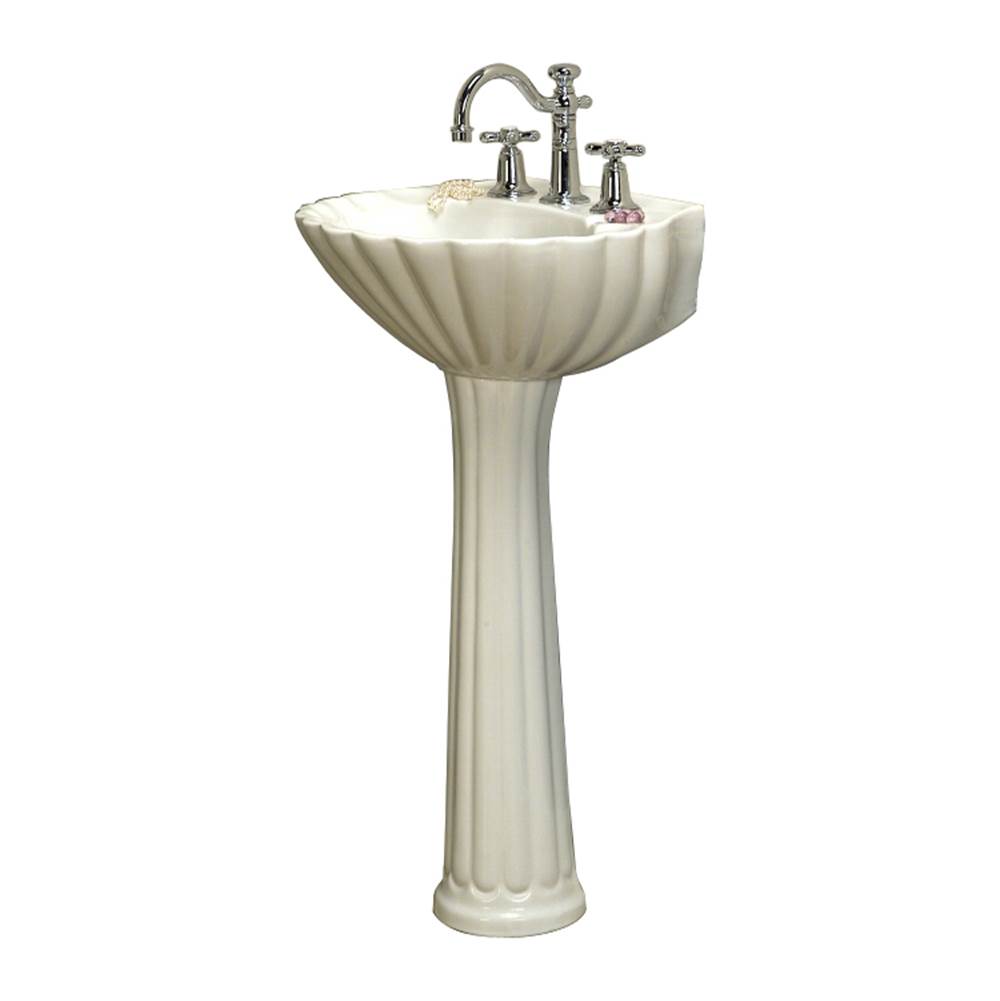 Algor Plumbing and Heating SupplyBarclayBali Pedestal Lavatory, 4''cc, Bisque