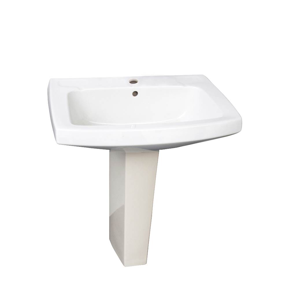 Barclay Complete Pedestal Bathroom Sinks item 3-971WH