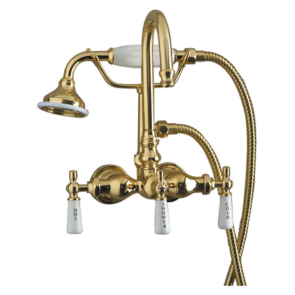 Barclay  Roman Tub Faucets With Hand Showers item 4022-PL-PB
