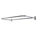 Barclay - 4145-60-CP - Shower Curtain Rods Shower Accessories
