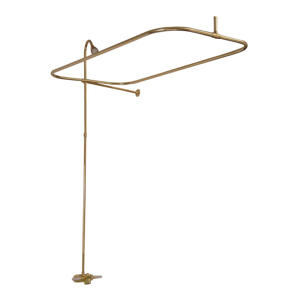 Algor Plumbing and Heating SupplyBarclayConverto Shower w/54'' Rect Rod, Fct, Riser, Polished Brass
