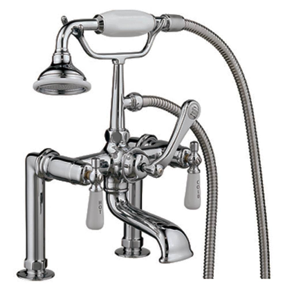Barclay Deck Mount Roman Tub Faucets With Hand Showers item 4601-PL-CP