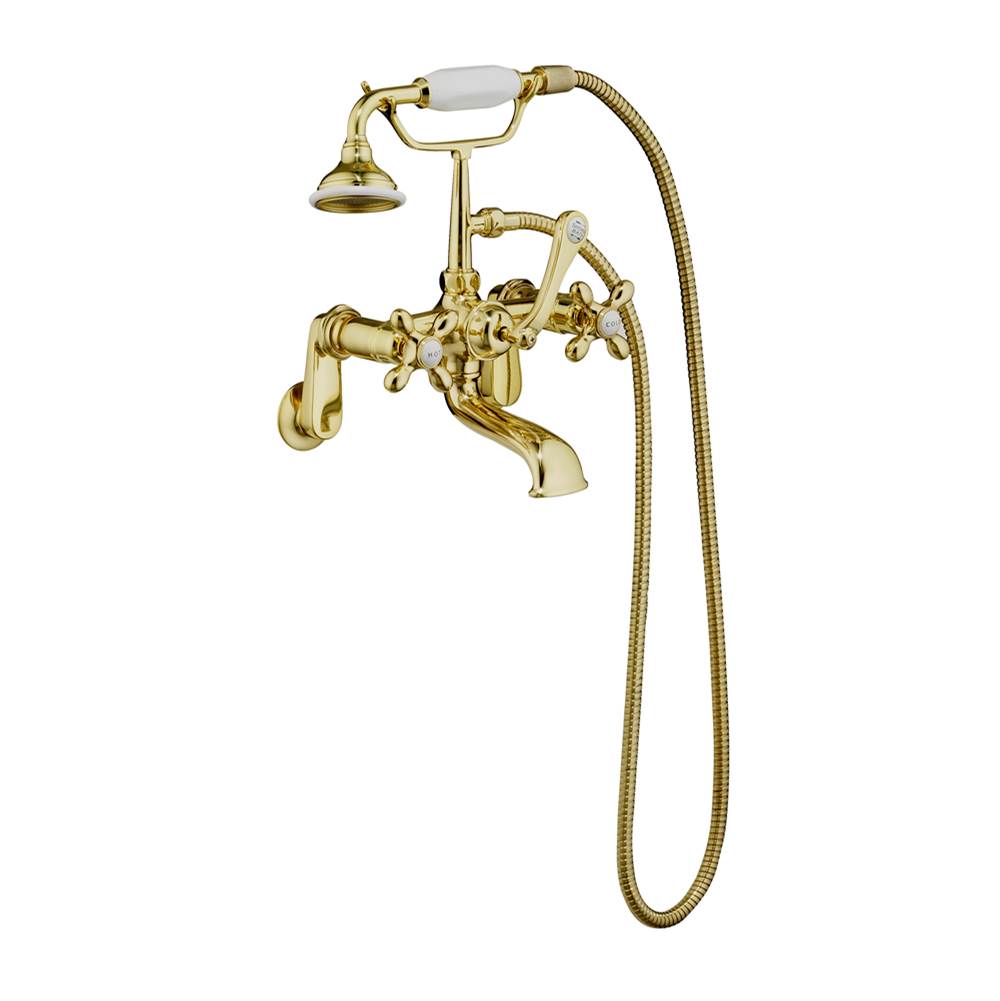 Barclay  Roman Tub Faucets With Hand Showers item 4602-MC-PB
