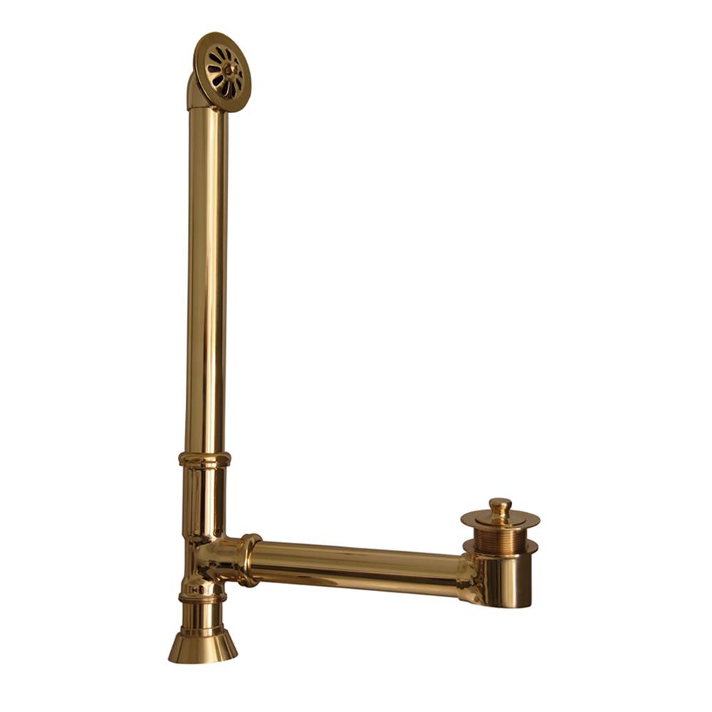 Algor Plumbing and Heating SupplyBarclayTub Waste and Overflow, 1 1/2'', Polished Brass