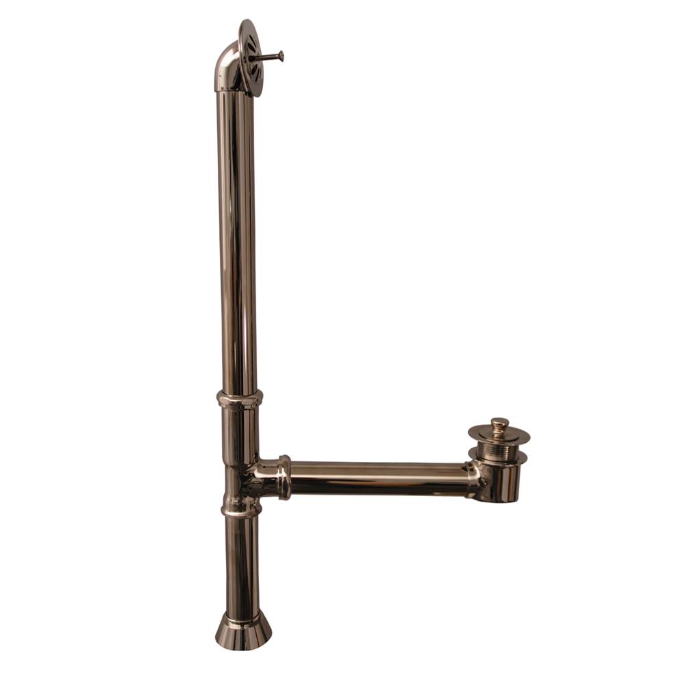 Algor Plumbing and Heating SupplyBarclayTub Waste and Overflow, 1 1/2'', Polished Nickel