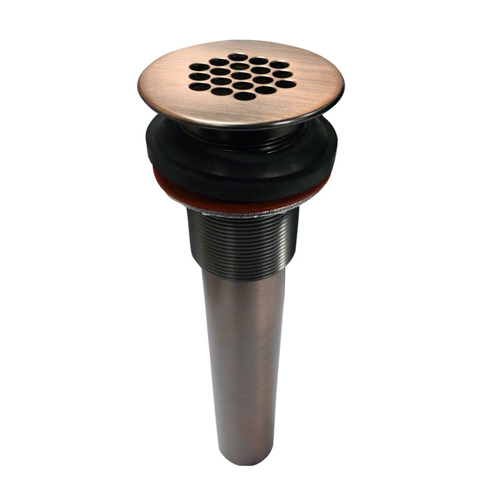 Algor Plumbing and Heating SupplyBarclayGrid Drain, No Overflow, Antique Copper