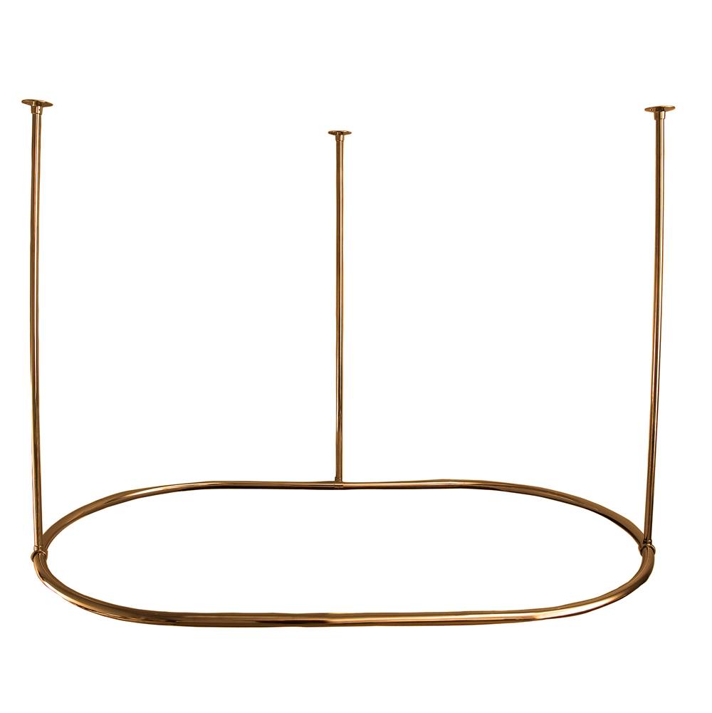 Algor Plumbing and Heating SupplyBarclay60'' Oval Shower CurtainRing-Polished Brass