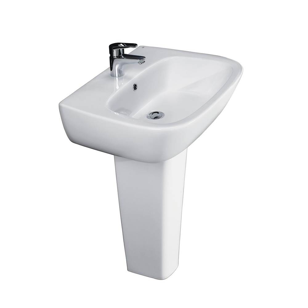 Barclay Complete Pedestal Bathroom Sinks item 3-158WH
