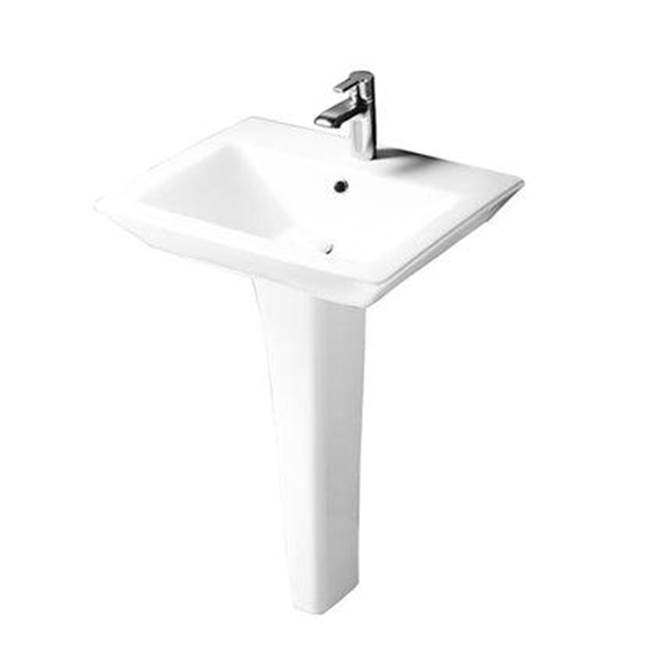 Barclay Complete Pedestal Bathroom Sinks item 3-364WH