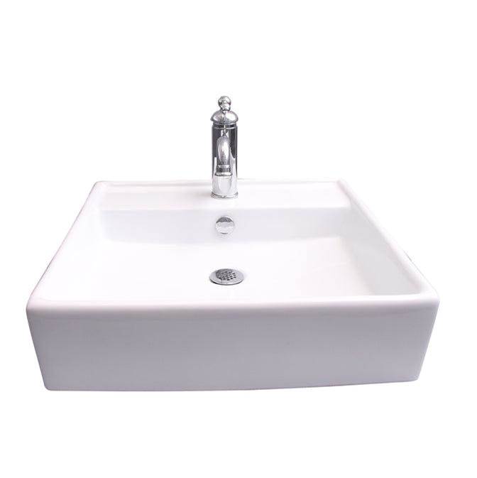 Barclay Wall Mounted Bathroom Sink Faucets item 4-9066WH