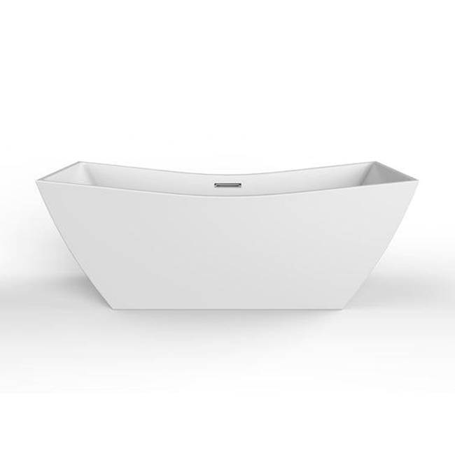 Algor Plumbing and Heating SupplyBarclayTairo 67'' Freestanding AC WHTub,W/Internal Drain and OF WH