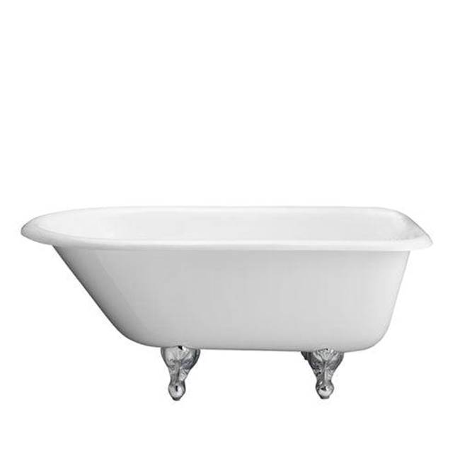 Barclay Clawfoot Soaking Tubs item CTR7H54-WH-CP