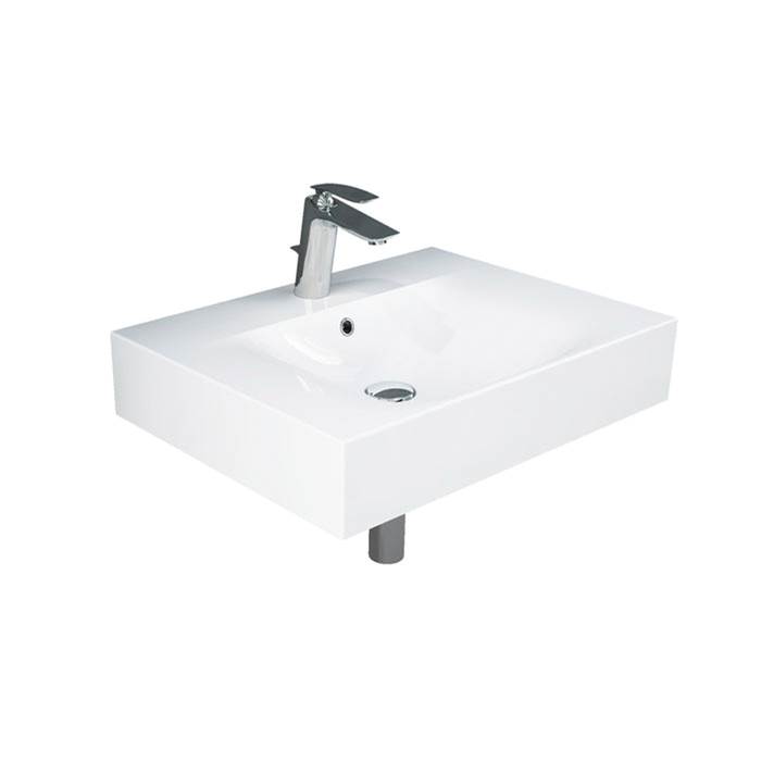 Barclay Wall Mount Bathroom Sinks item 4-1601WH