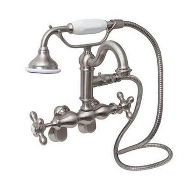 Barclay Deck Mount Roman Tub Faucets With Hand Showers item 4802-MC-BN