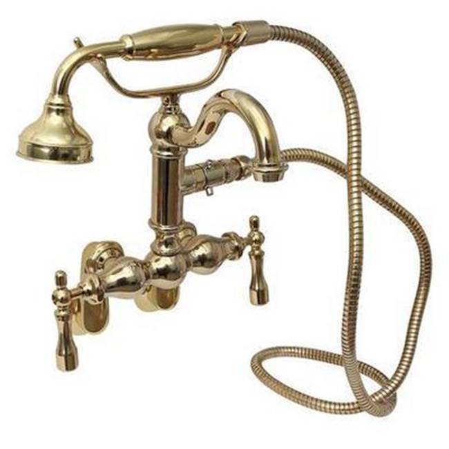 Barclay Deck Mount Roman Tub Faucets With Hand Showers item 4804-ML2-PB