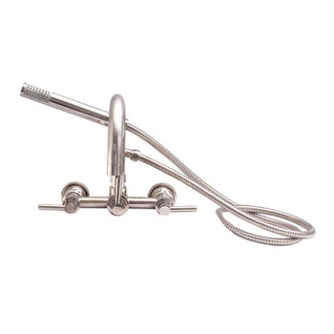 Barclay  Roman Tub Faucets With Hand Showers item 7088-ML-MB