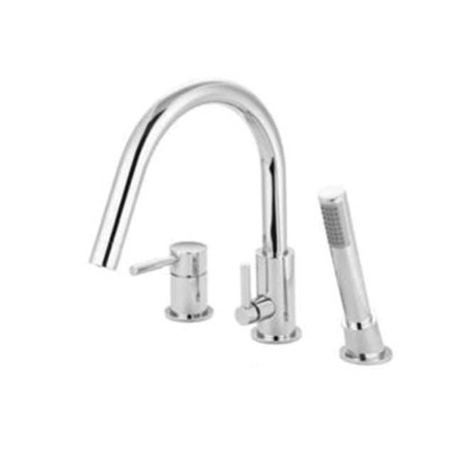 Barclay  Roman Tub Faucets With Hand Showers item 7801-ML-MB