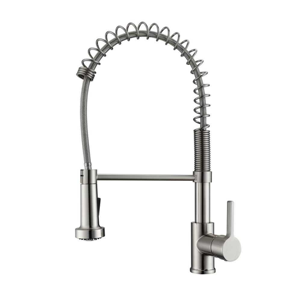 Barclay Single Hole Kitchen Faucets item KFS416-L1-BN