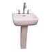 Barclay - B/3-944WH - Complete Pedestal Bathroom Sinks