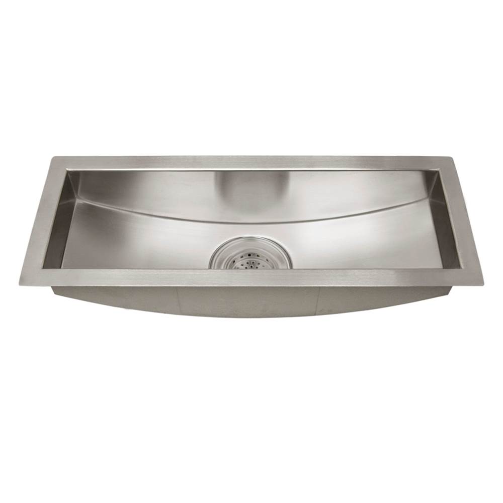 Algor Plumbing and Heating SupplyBarclayVedette 22'' SS CurvedBottom Trough Sink