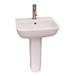 Barclay - 3-211WH - Complete Pedestal Bathroom Sinks