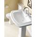Barclay - B/3-414WH - Complete Pedestal Bathroom Sinks