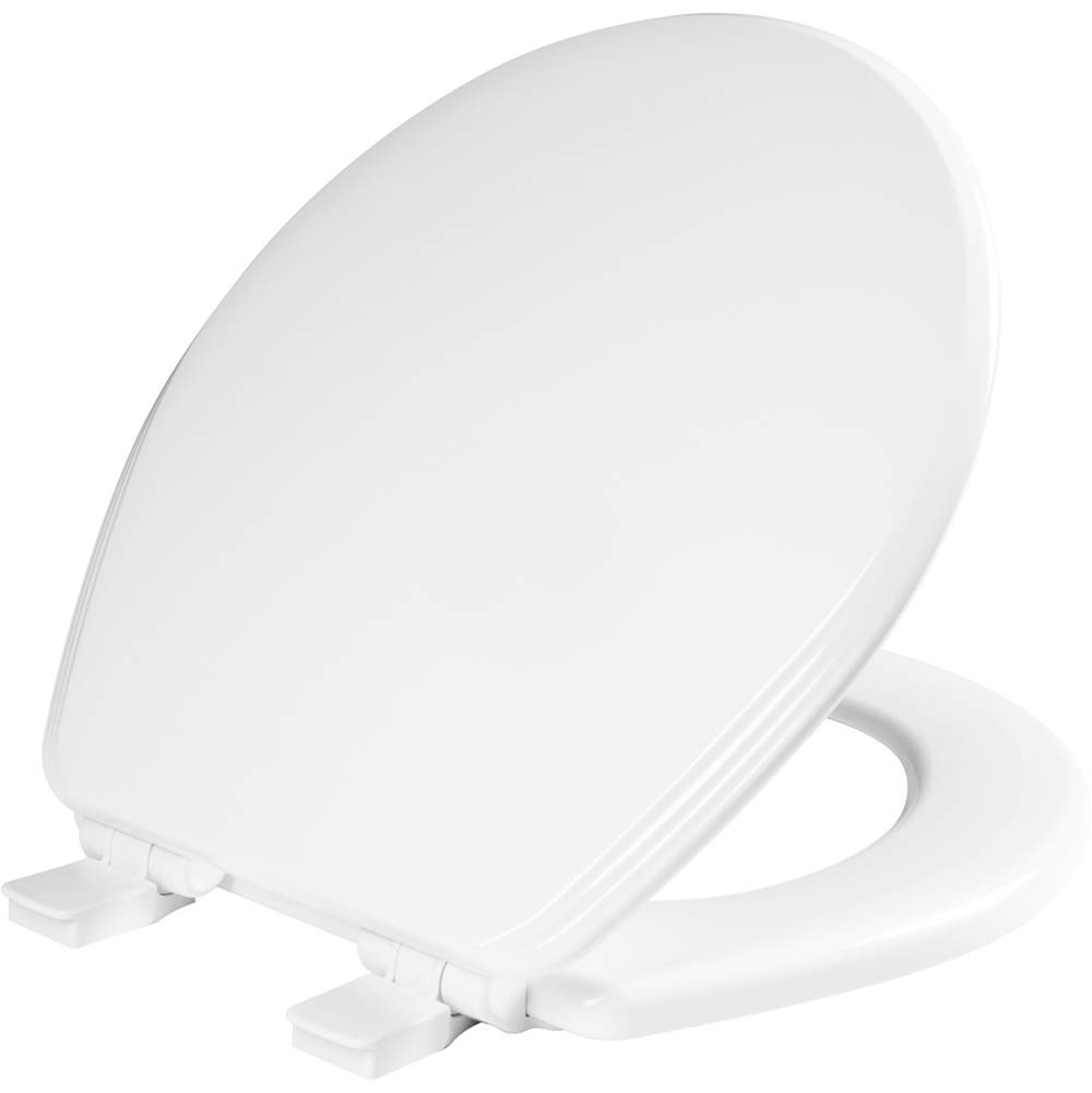 Algor Plumbing and Heating SupplyBemisBemis Ashland™ Round Enameled Wood Toilet Seat in White with STA-TITE® Seat Fastening System