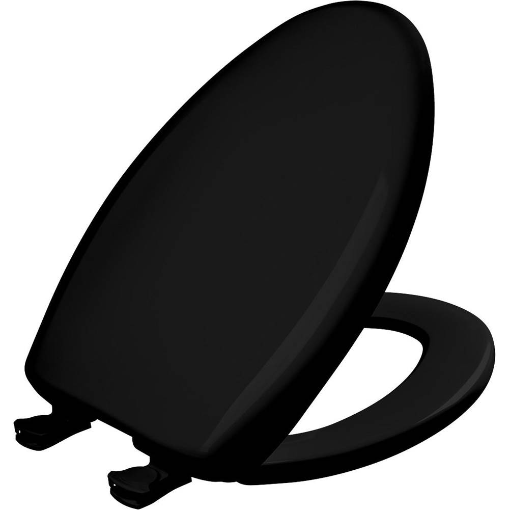 Algor Plumbing and Heating SupplyBemisElongated Plastic Toilet Seat with WhisperClose with EasyClean & Change Hinge and STA-TITE in Black