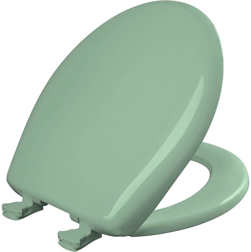 Algor Plumbing and Heating SupplyBemisRound Plastic Toilet Seat with WhisperClose with EasyClean & Change Hinge and STA-TITE in Sea Green