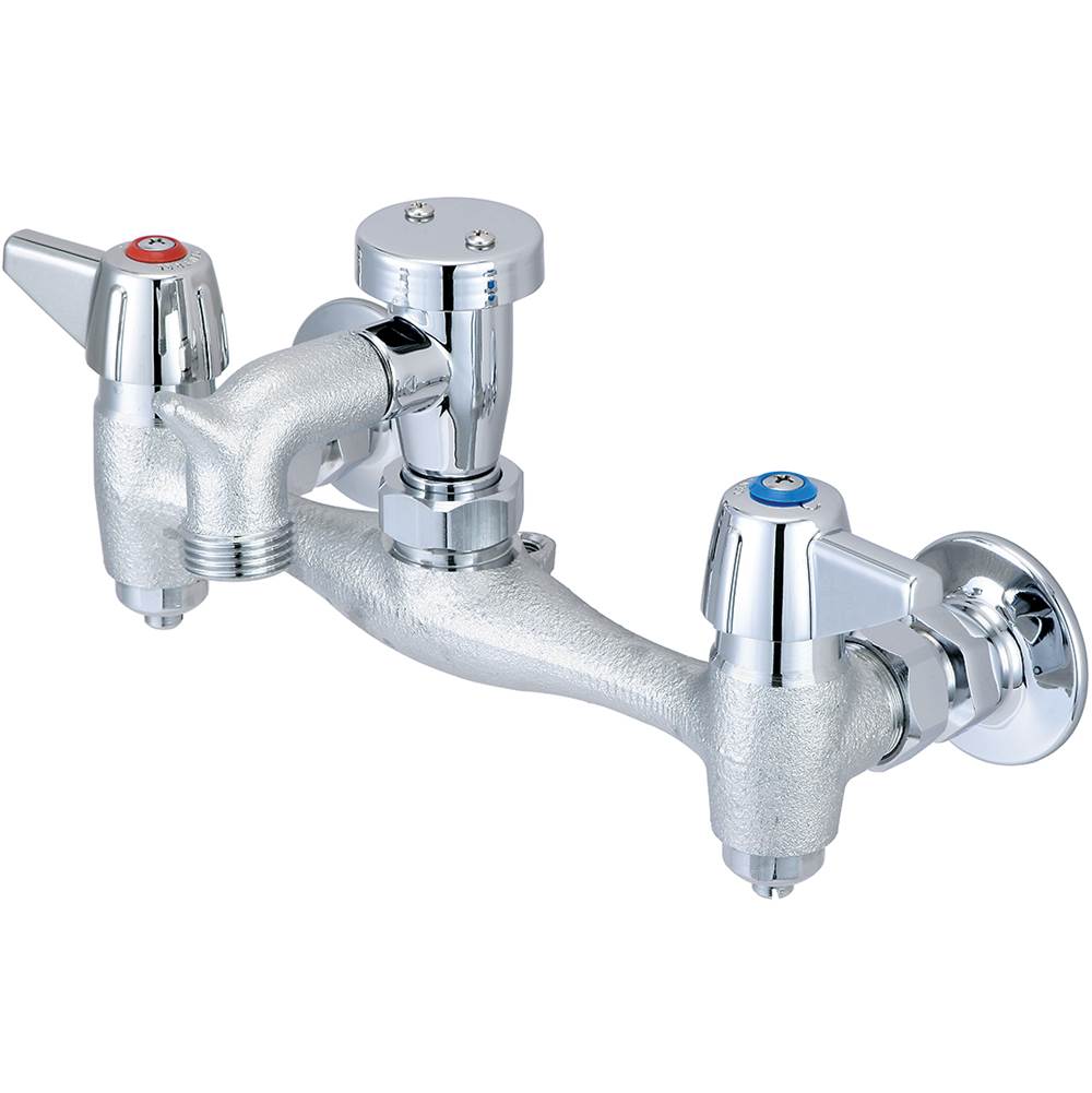 Algor Plumbing and Heating SupplyCentral BrassService Sink-7-7/8'' To 8-1/8'' Two Canopy Hdls 2-1/2'' Rigid Spt Integ Stops-Rough Cp