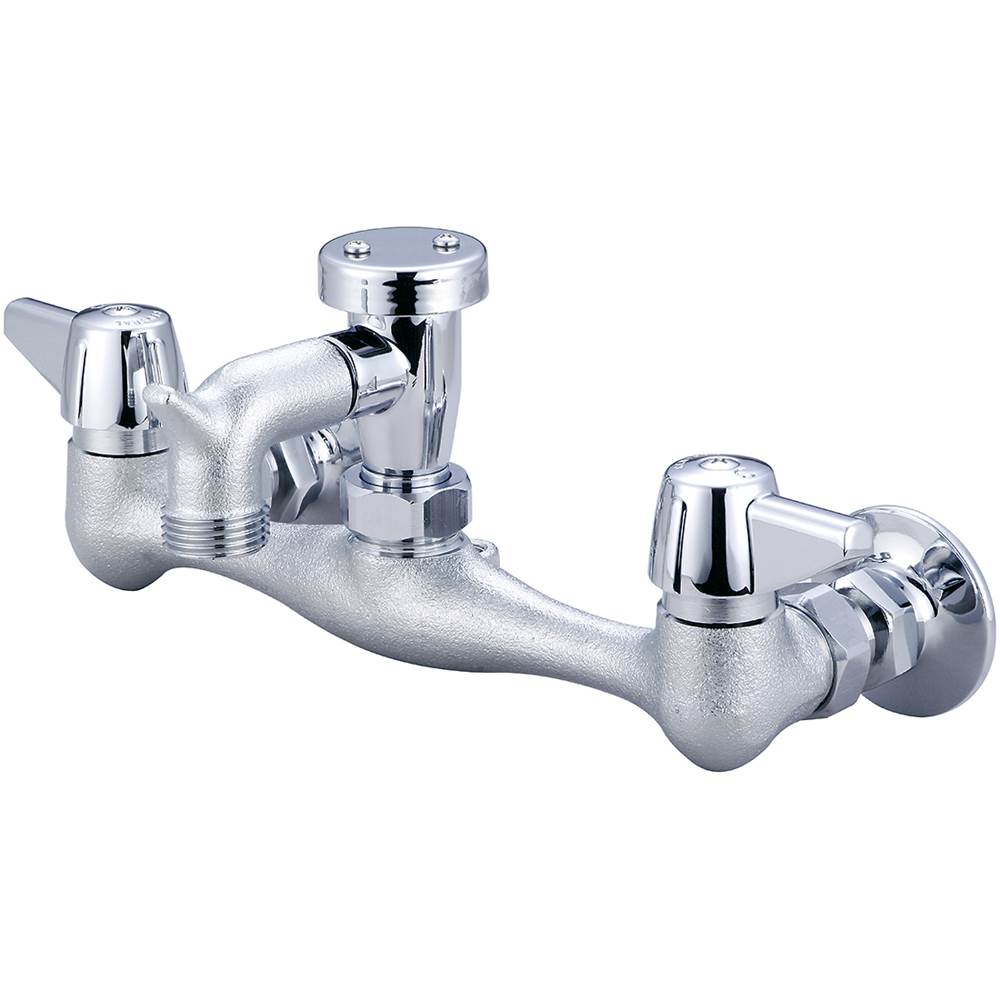 Algor Plumbing and Heating SupplyCentral BrassService Sink-7-7/8'' To 8-1/8'' Two Canopy Hdls 2-1/2'' Rigid Spt-Rough Cp