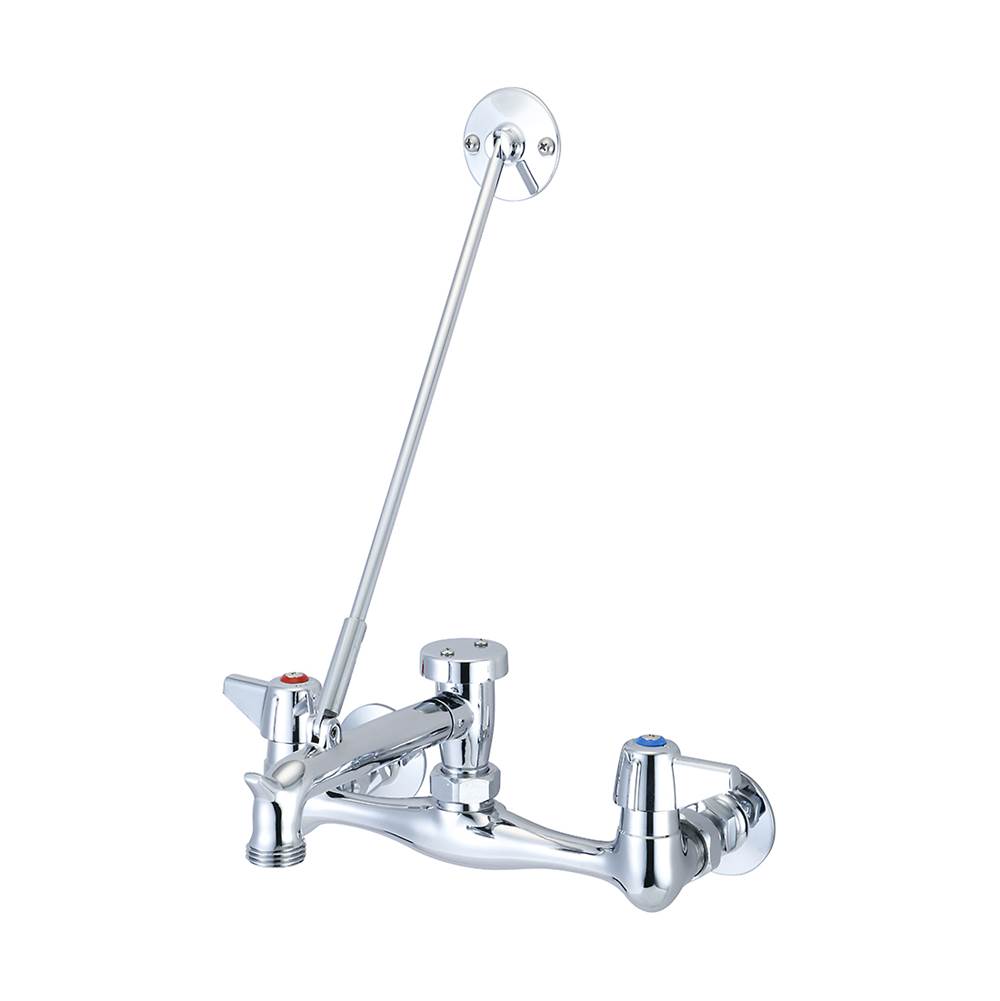 Algor Plumbing and Heating SupplyCentral BrassService Sink-7-7/8'' To 8-1/8'' Two Canopy Hdls Rigid Spt-Pc