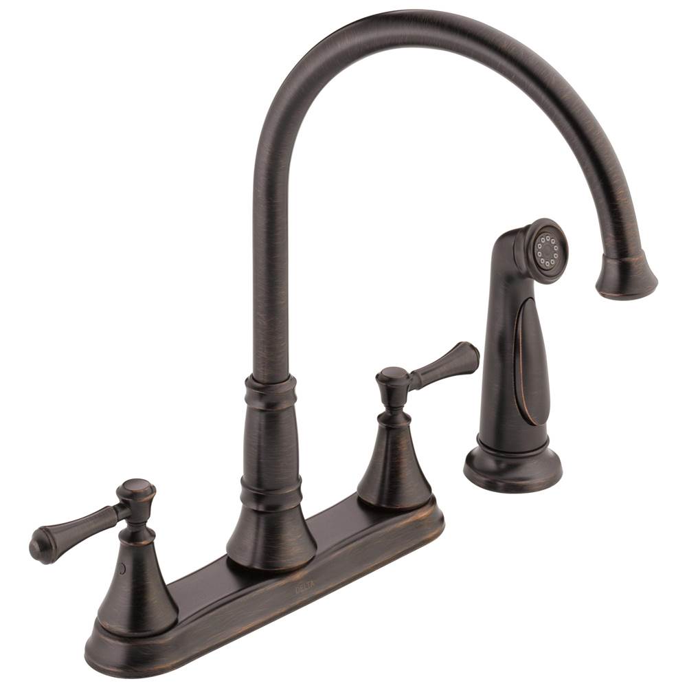 Delta Faucet Deck Mount Kitchen Faucets item 2497LF-RB