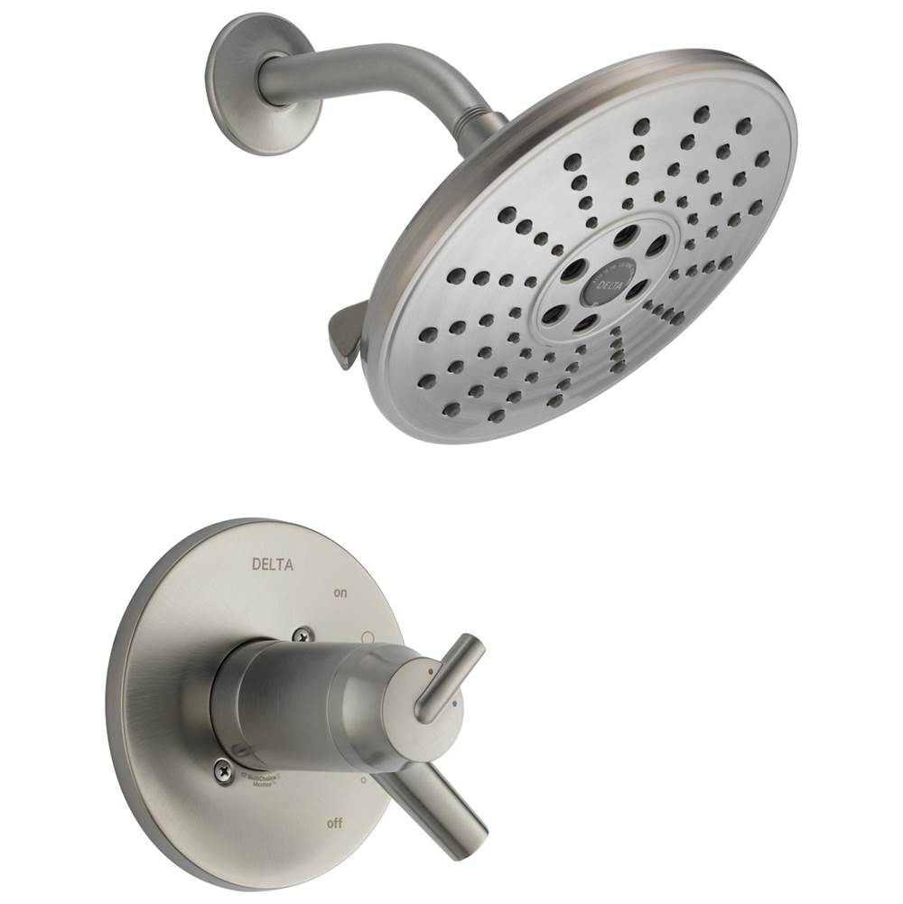 Delta Faucet Thermostatic Valve Trims With Integrated Diverter Shower Faucet Trims item T17T259-SSH2O