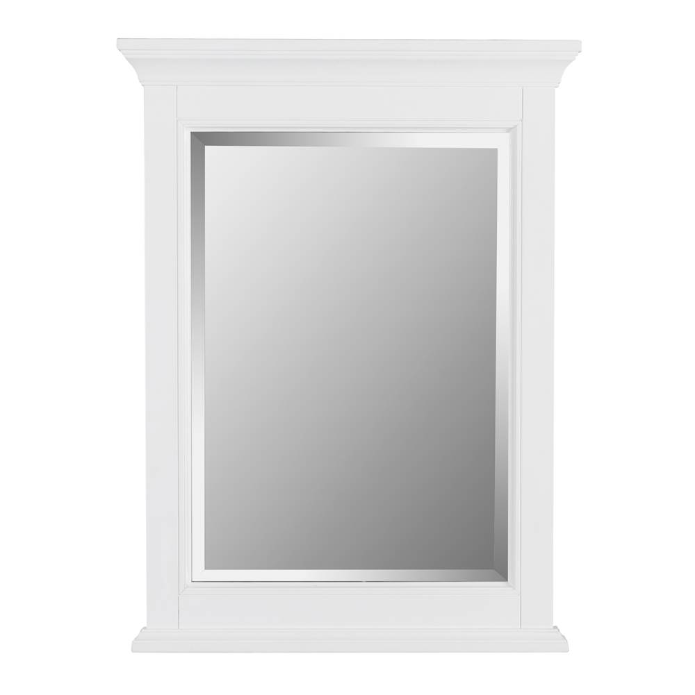 Algor Plumbing and Heating SupplyCRAFT + MAINBrantley 24'' Framed Beveled Mirror, White