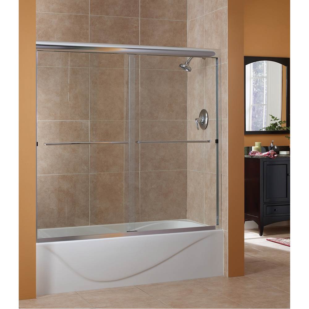 CRAFT + MAIN Tub Doors Shower Doors item CVST5855-CL-SV