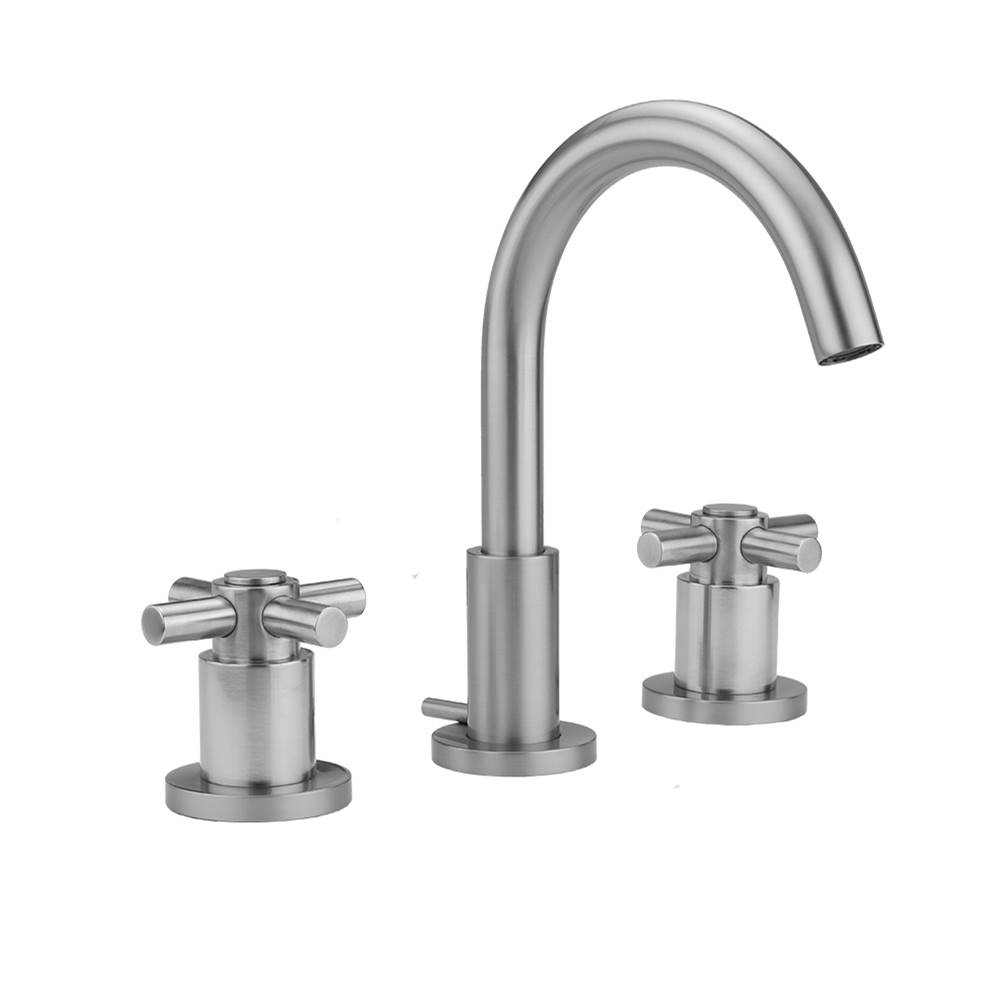 Algor Plumbing and Heating SupplyJacloUptown Contempo Faucet with Round Escutcheons & Contempo High Cross Handles- 0.5 GPM