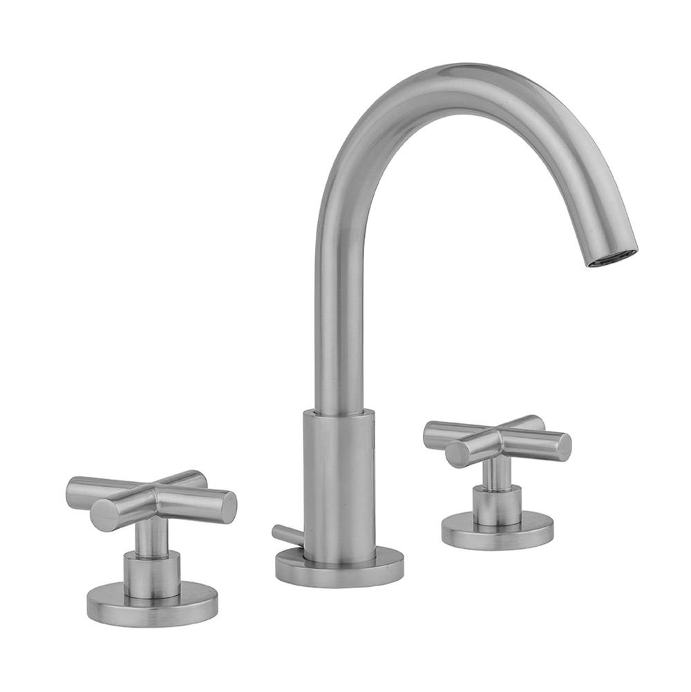 Algor Plumbing and Heating SupplyJacloUptown Contempo Faucet with Round Escutcheons & Contempo Hub Base Cross Handles