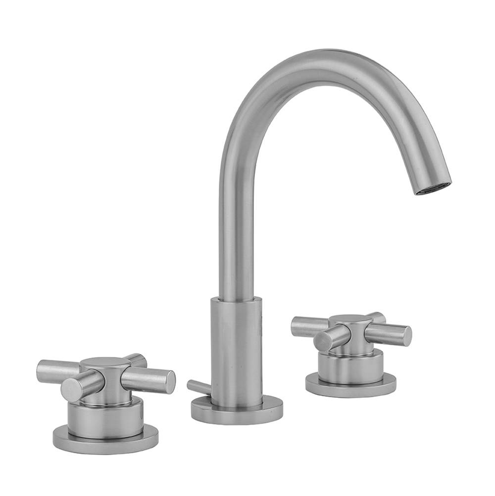 Algor Plumbing and Heating SupplyJacloUptown Contempo Faucet with Round Escutcheons & Low Contempo Cross Handles- 0.5 GPM