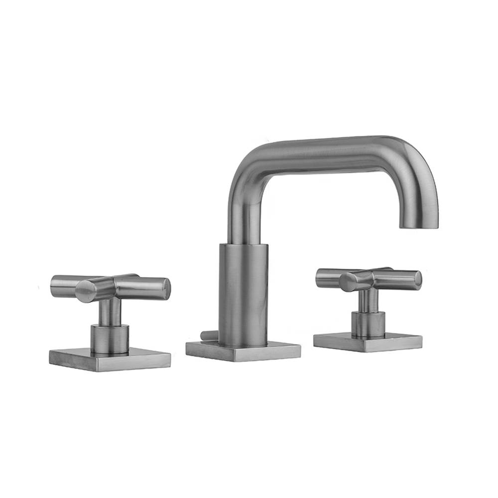 Algor Plumbing and Heating SupplyJacloDowntown  Contempo Faucet with Square Escutcheons & Contempo Hub Base Cross Handles- 0.5 GPM