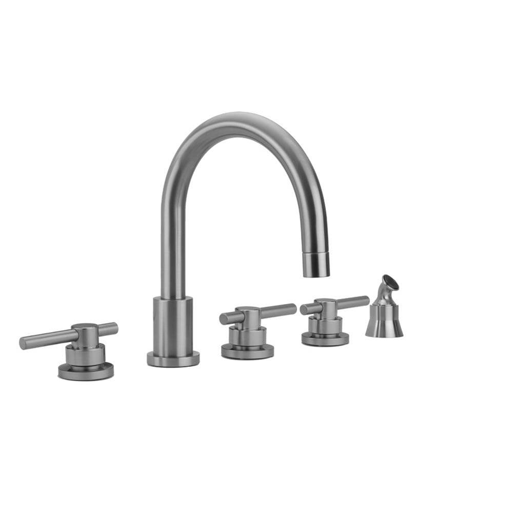 Algor Plumbing and Heating SupplyJacloContempo Roman Tub Set with Peg Lever Handles and Angled Handshower